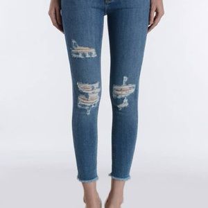 Just Black Frayed Denim